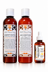 DANDRUFF (DRY Scalp) COMBO | SHAMPOO, CONDITIONER, OIL