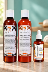 DANDRUFF (DRY Scalp) COMBO | SHAMPOO, CONDITIONER, OIL