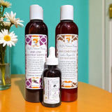 ALOPECIA HAIR LOSS (DRY SCALP) | SHAMPOO, CONDITIONER, GROWTH OIL