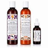 ALOPECIA HAIR LOSS (DRY SCALP) | SHAMPOO, CONDITIONER, GROWTH OIL