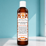 BLACK SOAP FACE AND BODY WASH | for OILY ACNE - 8 oz.