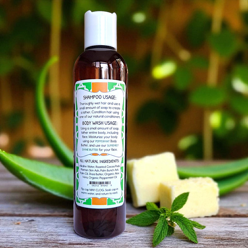 PEPPERMINT | Original (Liquid) Black Soap