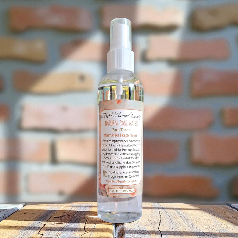 Rose Water Face Toner (All-Natural Face Care)