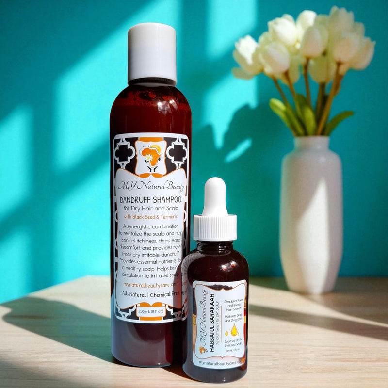 DANDRUFF COMBO | SHAMPOO and LEAVE-IN TREATMENT (DRY Scalp)