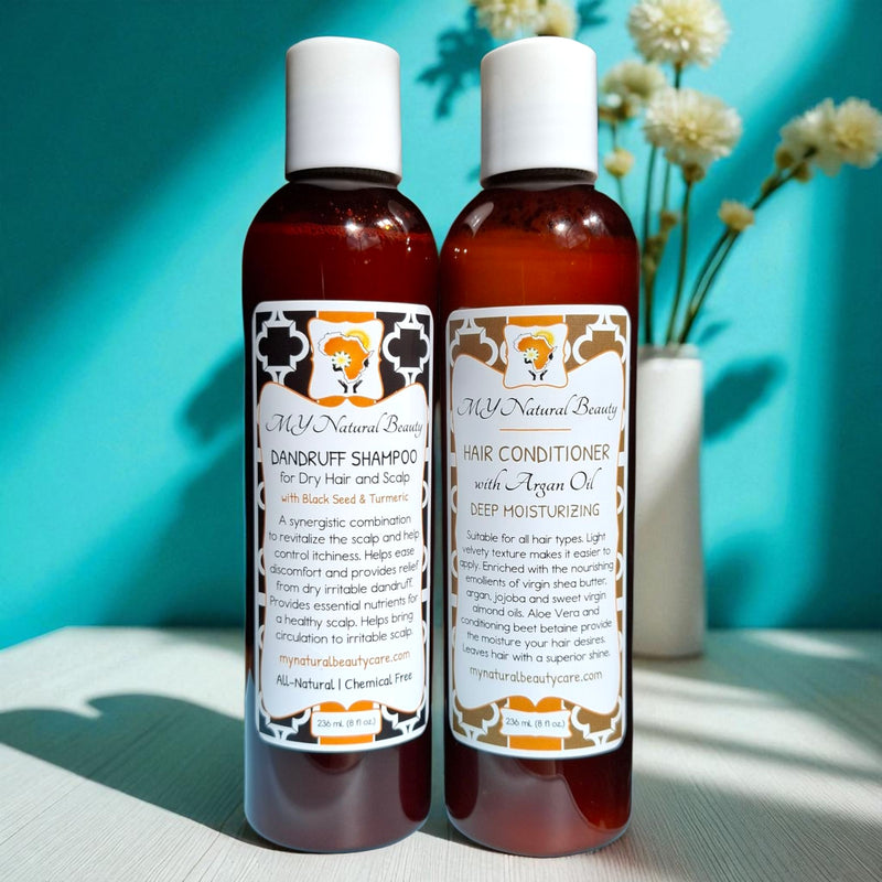 Natural Shampoo and Conditioner | for DRY Dandruff