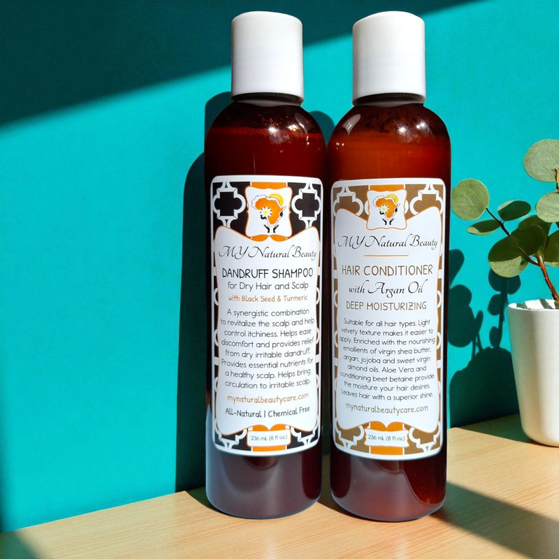 Natural Shampoo and Conditioner | for DRY Dandruff