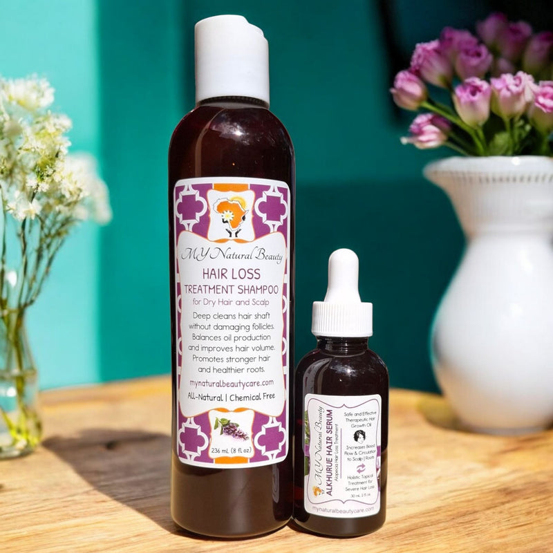 ALOPECIA HAIR LOSS COMBO | SHAMPOO and HAIR GROWTH OIL