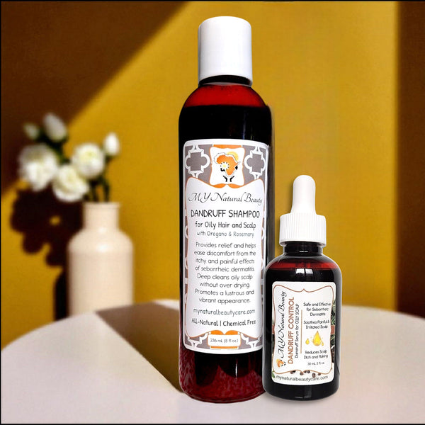 DANDRUFF COMBO | SHAMPOO and LEAVE-IN TREATMENT (OILY Scalp)