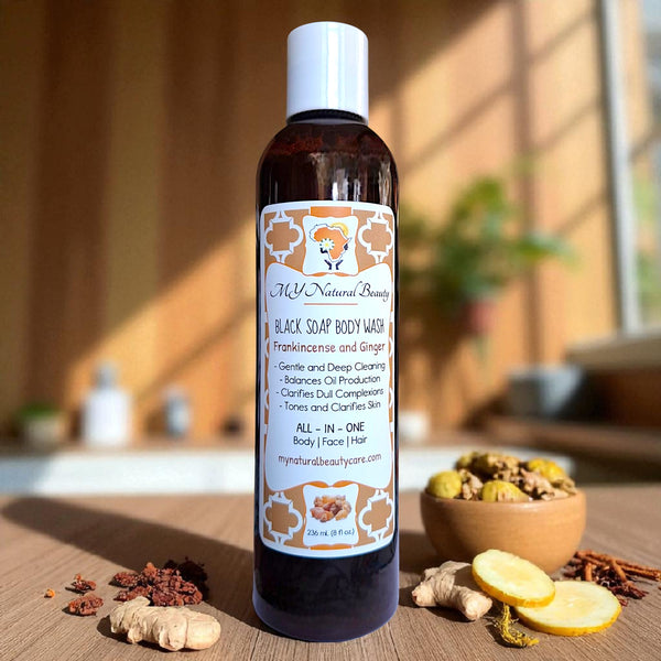 FRANKINCENSE & GINGER | Original (Liquid) Black Soap