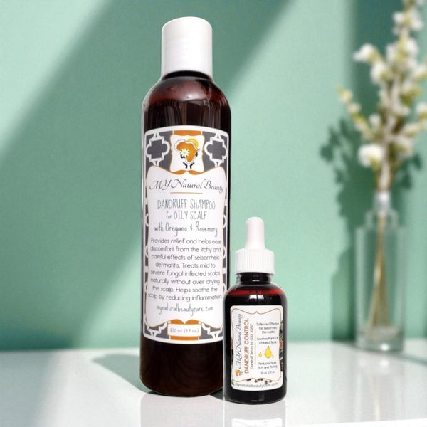 DANDRUFF COMBO | SHAMPOO and LEAVE-IN TREATMENT (OILY Scalp)