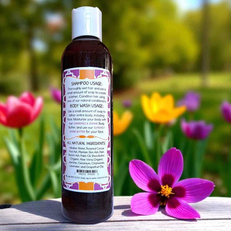 FLORAL BLEND (Rose & Chamomile) | Liquid Black Soap