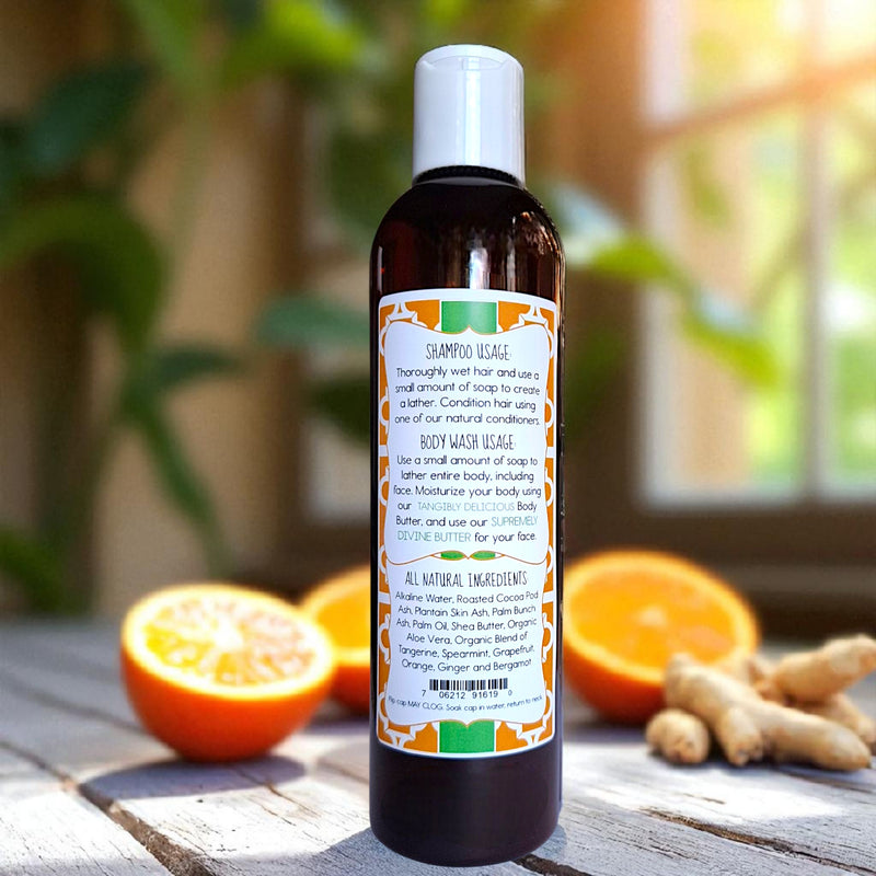 CITRUS BLEND (Tangerine & Mint) | Liquid Black Soap