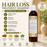 HAIR LOSS TREATMENT SHAMPOO (w/ PUMPKIN SEED and CINNAMON)