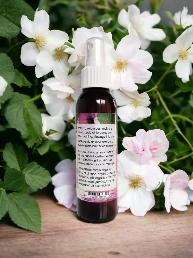 Massage and Body Oil | ROSE and CHAMOMILE