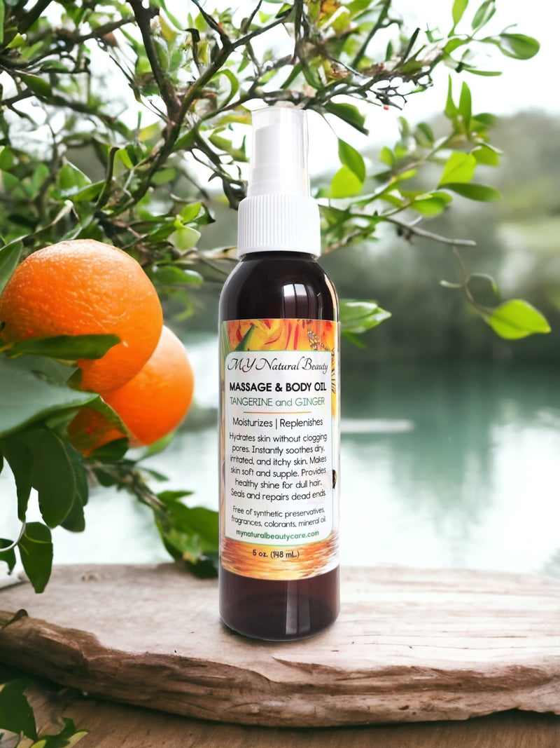 Massage and Body Oil | TANGERINE and GINGER