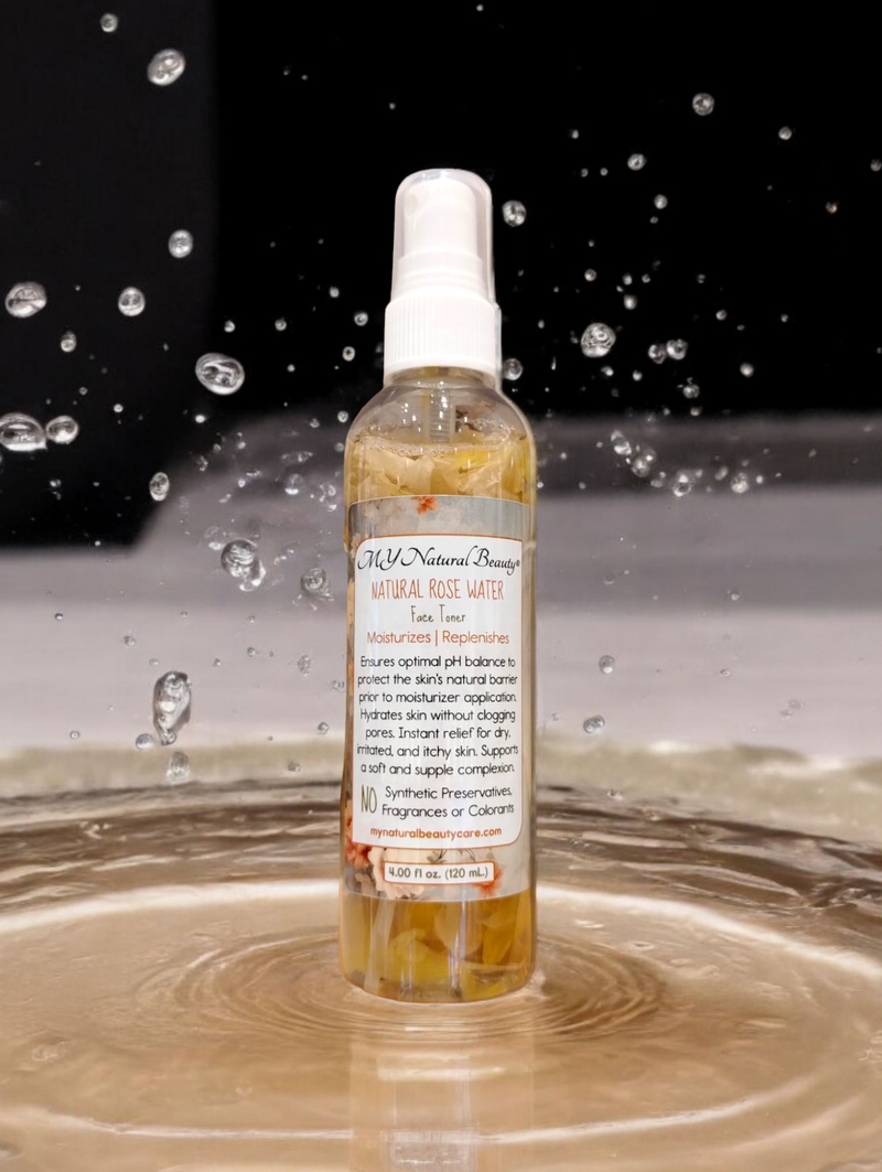 Rose Water Face Toner (All-Natural Face Care)