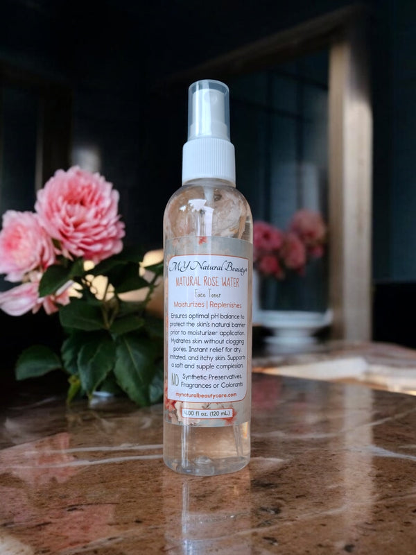 Rose Water Face Toner (All-Natural Face Care)