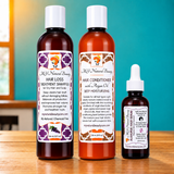 ALOPECIA HAIR LOSS (DRY SCALP) | SHAMPOO, CONDITIONER, GROWTH OIL