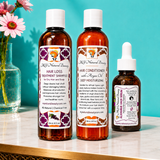 ALOPECIA HAIR LOSS (DRY SCALP) | SHAMPOO, CONDITIONER, GROWTH OIL