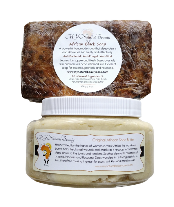 Black Soap Combo Pack (PREMIUM QUALITY) Pair your Black Soap with a Shea Butter. One cant go without the other. A must have when it comes to the best African Natural Body Care. 100% ORGANIC solution to CARE for YOUR SKIN naturally. Original African BODY CARE online. South Florida, Miami, Ft Lauderdale, Palm Beach, USA