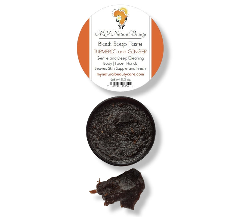 Black Soap | TURMERIC and GINGER | Paste Soap