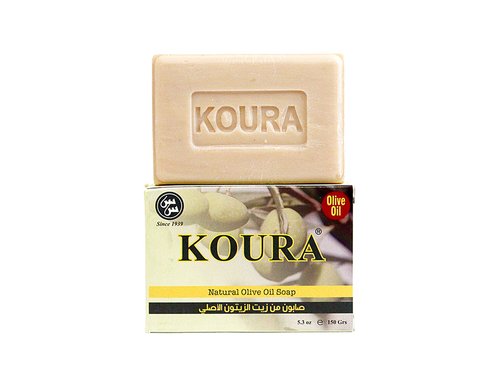 KOURA OLIVE OIL SOAP is 100% natural, made with olive oil extracted from hand picked olives grown in the northern part of Lebanon. The benefits of this soap are clearly noticeable when used. Great for acne, blemishes, dark spots, oily skin, dry skin. 